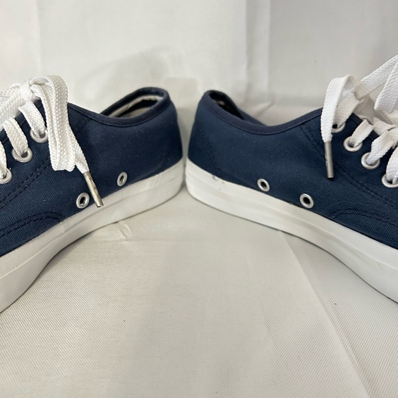 Converse Jack Purcell Navy low top sneakers UNISEX Men's 8.5/Women's 10 - Picture 4 of 12